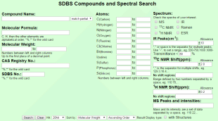 Organic Chemistry Hub SDBS Search